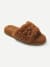 Women's Sunday Plush Slide - Dusted Cocoa L [8556]