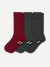Merino Cashmere Blend Rib Calf Sock 3-Pack