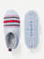 Patterned Gripper Slipper - Halo Blue L Front + Back [8025]