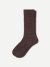 Dress Calf Sock Dark Brown L