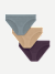 Women's Seamless Bikini 3-Pack - Fog Sand Fig Mix L