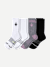 Women's Calf Sock Starter 4-Pack - white-mix - 1