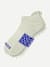 Marl Ankle Socks - Mica Sage Lapis Blue L [6973]