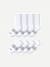 Women's Calf & Ankle Sock 8-Pack - white - 10