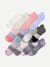 Women's Ankle Sock 12-Pack - pink tri-blocks mix L