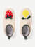 Toddler Patterned Gripper Slipper - Strawberry Lemonade L [9069]