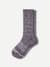 Merino Wool Blend Calf Socks - Soft Lavender L [10632]