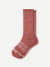 Merino Wool Blend Calf Socks - Siena Pink L [10632]
