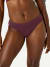 Women's Ribbed Seamless Brief - Burgundy WO1 [9118]