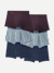 Men's Cotton Modal Blend Trunk 6-Pack - Misty Purple Mix L