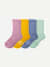 Youth Solids Calf Sock 4-Pack - berry blue mix L [9938]