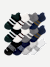 Men's Solids Ankle Sock 12-Pack - Forest Navy Mix L