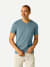 Pima_T-Shirts SS_T-Shirt_-_V-Neck_Classic - Fog_Harbor MO1 [8758]