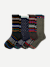 Men's Holiday Calf Sock 4-Pack - pine navy mix L [10170]
