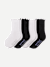 Junior Lightweight Calf Socks - white black mix L [10924]