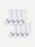 Half Calf Sock 8-Pack - white