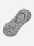 Cushioned No Show Socks Marled Charcoal L