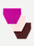 Women's Seamless Brief 3-Pack - Cherry Magenta Mix L