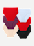 Women's Seamless High Rise Brief 6-Pack - Red Plum Mix L