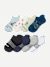 Youth Ankle Sock 8-Pack - Dinner Party Solids Mix L