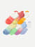 Week of Pride Ankle Sock 7-Pack - Rainbow Ombre Mix L