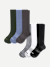 Men's Everyday Compression Sock 6-Pack (15-20mmHg) - Blue Smoke Grey Mix L