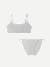 Womenâ€™s Super Soft Bralette + String Bikini Pack - Varsity Grey Heather L