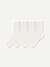Women's Open Knit Half Calf Sock 4-Pack - white