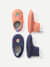 Toddler Gripper Slipper 2-Pack - Guava + Navy Dusk