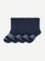 Solid Half Calf Sock 4-Pack - navy