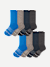 Men's Merino Wool Blend Calf Sock 8-Pack - Pebble Birch Mix L