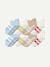 Toddler Gripper Ankle Sock 8-Pack - Blue Beige Mix L