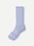Merino Wool Blend Calf Socks - Dawn Blue L [3535]