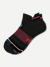 Merino Wool Blend Athletic Ankle Socks - Black Wine L [8828]