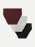 Women's Seamless Brief 3-Pack - Dark Cherry Mix L