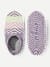 Patterned Gripper Slipper - Antique Purple L [8803]