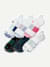 Women's Golf Ankle Sock 6-Pack - cloud pink core mix L 