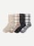 Merino Half_Calf - Leopard_Gingham_Mix L [11410]