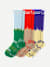Youth Full-Cushion Merino Wool Blend Ski & Snowboard Socks - lava blue mix L [10198]