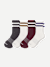 Half Calf Socks - indigo steel mix L [9867]