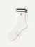 Modern Rib Half Calf Socks - cherry L [9174]