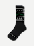 Merino Wool Blend Calf Socks - Black Stitch L [9804]
