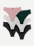 Women's Super Soft Thong 6-Pack - Mauve Green Neutral Mix L