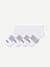 Youth Solids Quarter Sock 4-pack - white L [10015]