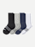 Youth Solids Calf Sock 4-Pack - mixed-solids - 4