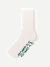 Summer Slub Half Calf Socks - Soft White L [10392]
