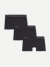 Men's Soft Flex Trunk 3-Pack - Black L