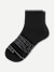 Merino Wool Blend Quarter Sock - Black L [7797]