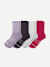 Merino Wool Blend Half Calf - Purple Pomegranate Mix L [10510]