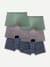 Men's Soft Flex Trunk 6-Pack - Grey Sage Navy Mix L